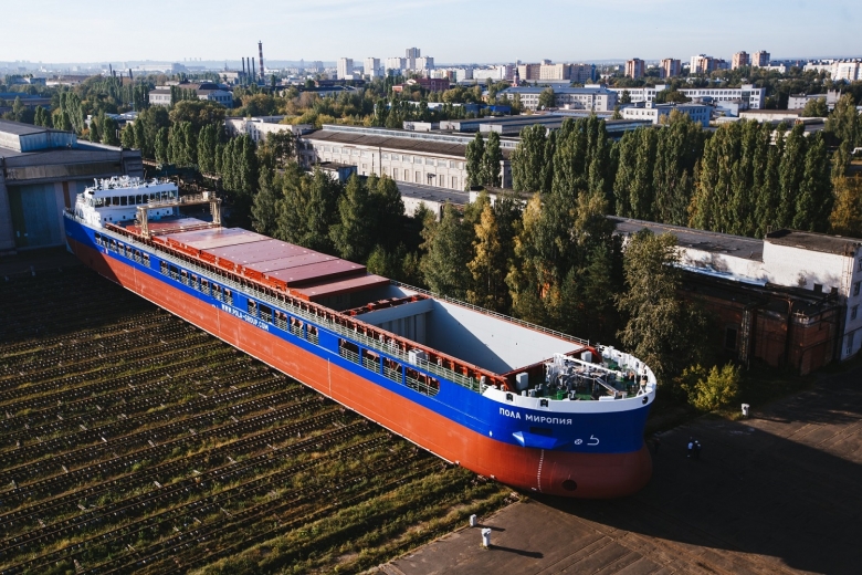 Завод «Красное Сормово» спустил на воду двадцатое судно проекта RSD59