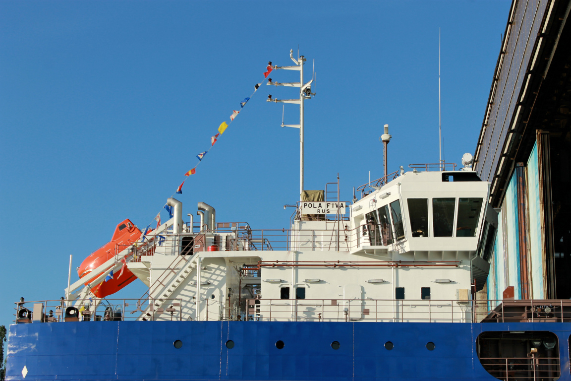 Спуск на воду сухогруза проекта RSD59 "Пола Фива"