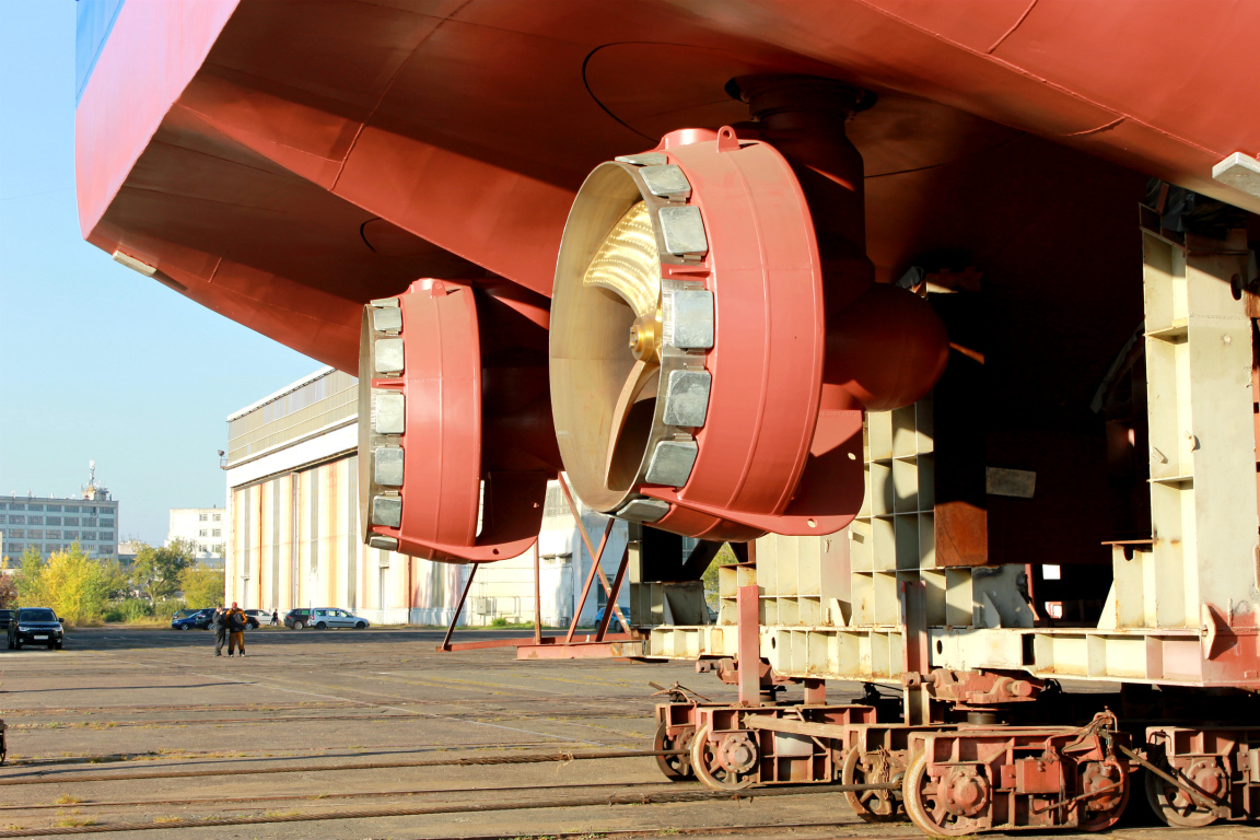 Спуск на воду сухогруза проекта RSD59 "Пола Фива"