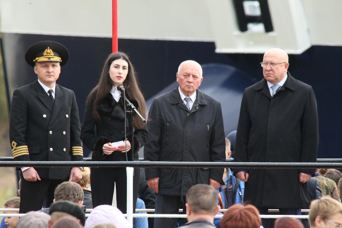 Спуск на воду танкера-химовоза «Виктория» проекта RST27