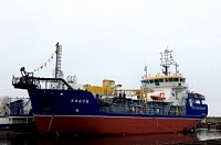 Спуск на воду дноуглубительного судна проекта TSHD 1000 "Кадош" 5 октября 2016 года
